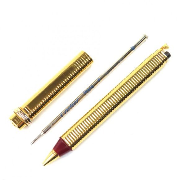 Cartier Vintage Trinity De Border Pattern Oval Cap Type Ballpoint Pen main image 6